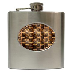 Wallpaper Iron Hip Flask (6 Oz)