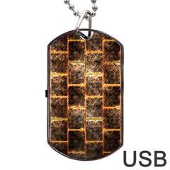 Wallpaper Iron Dog Tag Usb Flash (one Side)