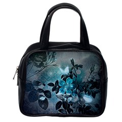 Elegant Floral Design With Butterflies Classic Handbag (One Side)