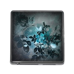 Elegant Floral Design With Butterflies Memory Card Reader (square 5 Slot) by FantasyWorld7