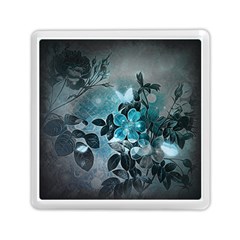 Elegant Floral Design With Butterflies Memory Card Reader (square) by FantasyWorld7