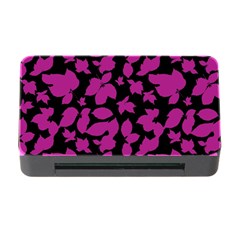 Dark Botanical Motif Print Pattern Memory Card Reader With Cf by dflcprintsclothing