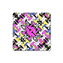 Justanotherabstractday Square Magnet by designsbyamerianna