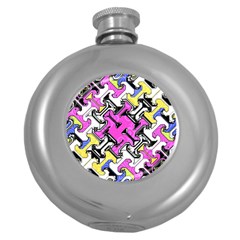 Justanotherabstractday Round Hip Flask (5 Oz) by designsbyamerianna