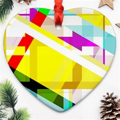 1980s Insired Ornament (heart) by designsbyamerianna