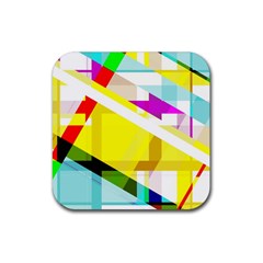 1980s Insired Rubber Coaster (square)  by designsbyamerianna