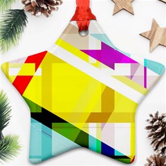 1980s Insired Star Ornament (two Sides) by designsbyamerianna