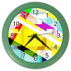 1980s Insired Color Wall Clock by designsbyamerianna