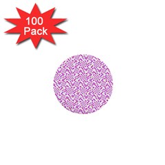 Crazypink 1  Mini Buttons (100 Pack)  by designsbyamerianna