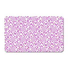 Crazypink Magnet (rectangular) by designsbyamerianna