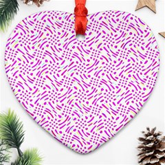 Crazypink Heart Ornament (two Sides) by designsbyamerianna