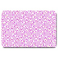 Crazypink Large Doormat  by designsbyamerianna