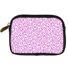 Crazypink Digital Camera Leather Case by designsbyamerianna