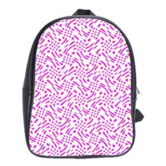 Crazypink School Bag (xl) by designsbyamerianna