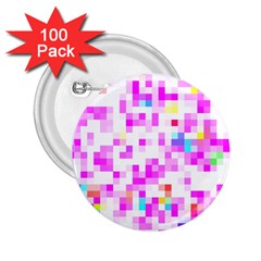 Pixelpink 2 25  Buttons (100 Pack)  by designsbyamerianna