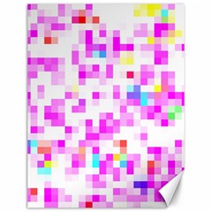 Pixelpink Canvas 12  X 16  by designsbyamerianna