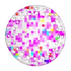 Pixelpink Ornament (round Filigree)