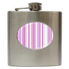 Brightstrips Hip Flask (6 Oz) by designsbyamerianna