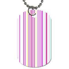 Brightstrips Dog Tag (two Sides) by designsbyamerianna