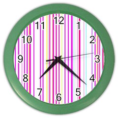 Brightstrips Color Wall Clock by designsbyamerianna