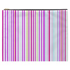 Brightstrips Cosmetic Bag (xxxl) by designsbyamerianna