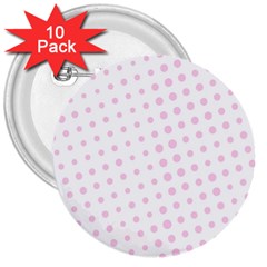 Polka Dot Summer 3  Buttons (10 Pack)  by designsbyamerianna