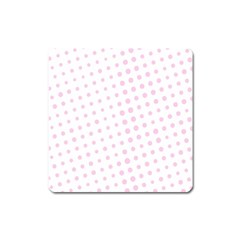 Polka Dot Summer Square Magnet by designsbyamerianna