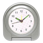 Polka Dot Summer Travel Alarm Clock Front