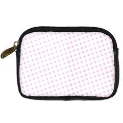 Polka Dot Summer Digital Camera Leather Case by designsbyamerianna