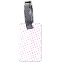 Polka Dot Summer Luggage Tag (one Side) by designsbyamerianna