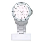 Polka Dot Summer Plastic Nurses Watch Front