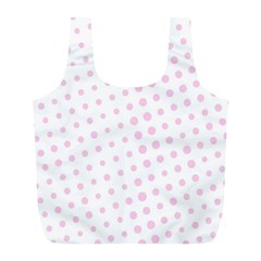 Polka Dot Summer Full Print Recycle Bag (l) by designsbyamerianna