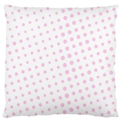 Polka Dot Summer Large Flano Cushion Case (two Sides) by designsbyamerianna