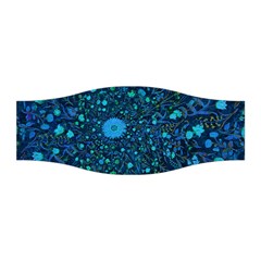 Light Blue Medieval Flowers Stretchable Headband