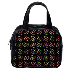 Scissors Pattern Colorful Prismatic Classic Handbag (one Side) by HermanTelo