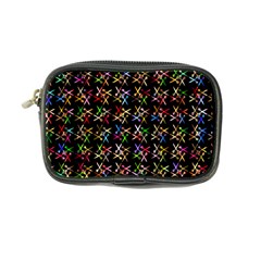 Scissors Pattern Colorful Prismatic Coin Purse by HermanTelo