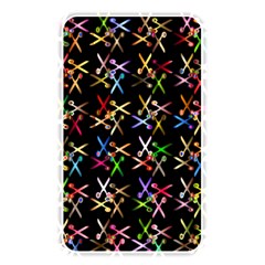 Scissors Pattern Colorful Prismatic Memory Card Reader (rectangular)