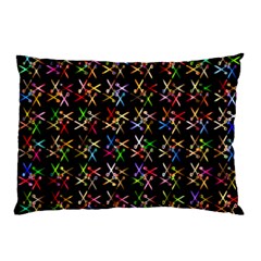 Scissors Pattern Colorful Prismatic Pillow Case (two Sides) by HermanTelo