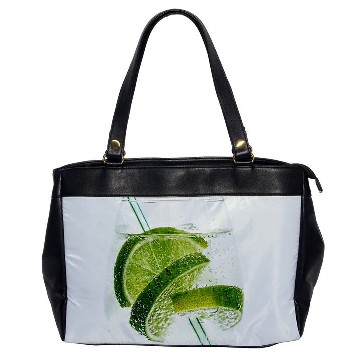 Lime Club Soda Drink Cocktail Oversize Office Handbag