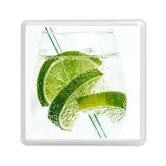 Lime Club Soda Drink Cocktail Memory Card Reader (square) by Pakrebo