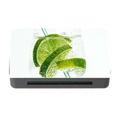 Lime Club Soda Drink Cocktail Memory Card Reader With Cf by Pakrebo