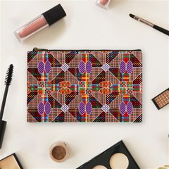 Decorated Colorful Bright Pattern Cosmetic Bag (medium) by Pakrebo