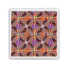 Decorated Colorful Bright Pattern Memory Card Reader (square) by Pakrebo