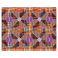 Decorated Colorful Bright Pattern Double Sided Flano Blanket (medium)  by Pakrebo