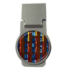 Architecture Color Colour Windows Money Clips (round)  by Pakrebo