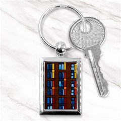 Architecture Color Colour Windows Key Chain (rectangle) by Pakrebo