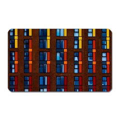 Architecture Color Colour Windows Magnet (rectangular) by Pakrebo