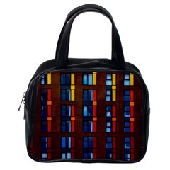 Architecture Color Colour Windows Classic Handbag (one Side) by Pakrebo