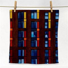 Architecture Color Colour Windows Face Towel by Pakrebo