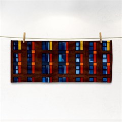 Architecture Color Colour Windows Hand Towel by Pakrebo